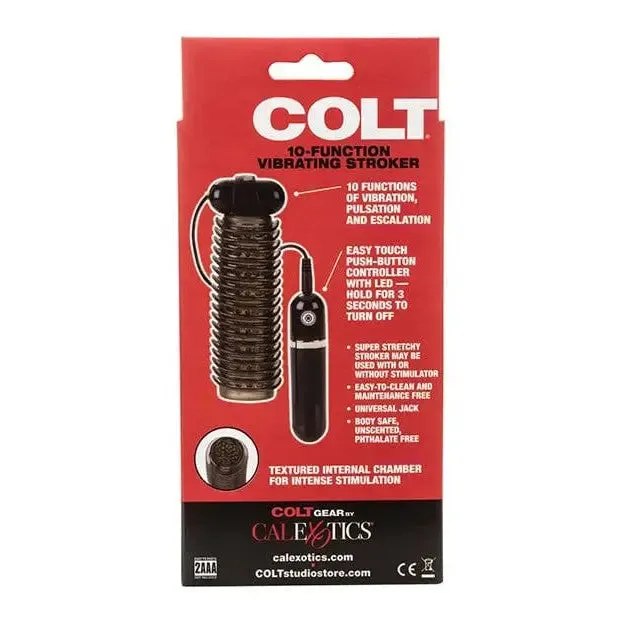 CalExotics Male Sex Toys Adonis Vibrating Stroker 10 Function Smoke
