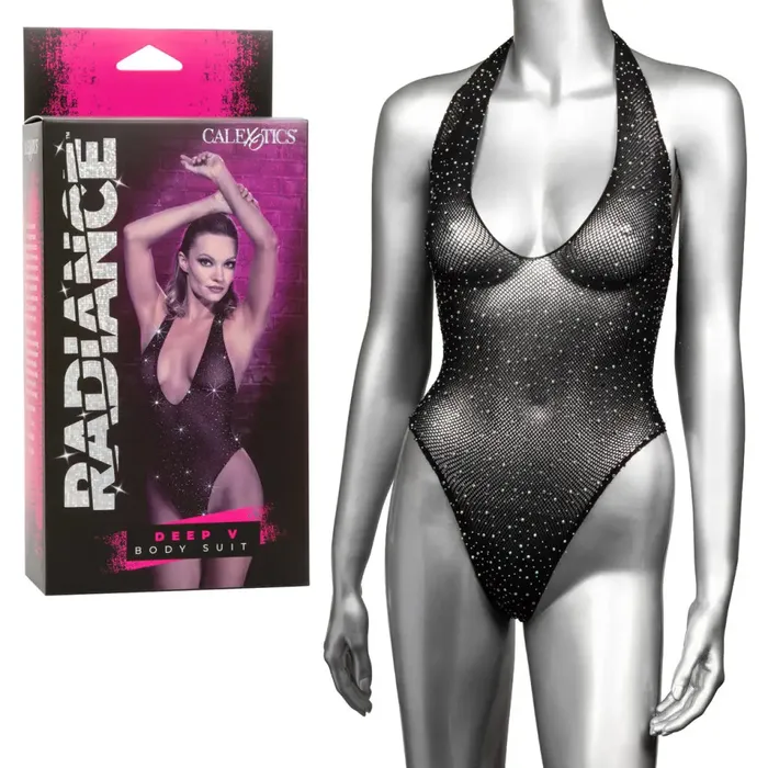 CalExotics Male Sex Toys Radiance Deep V Bodysuit