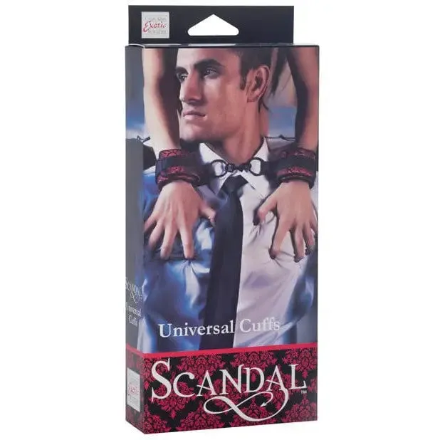 CalExotics Restraints Scandal Universal Cuffs Blackred