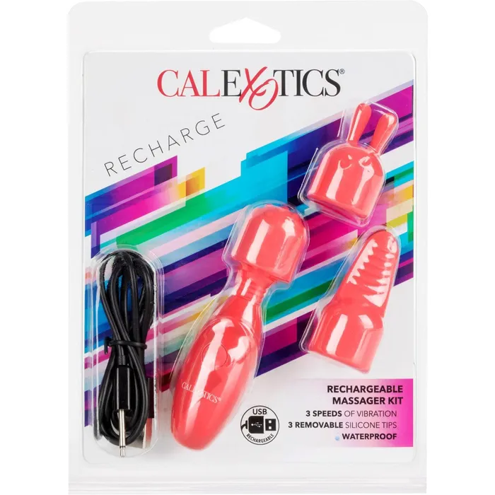 CalExotics Vibrators CalExotics Rechargeable Vibrator Kit Pink