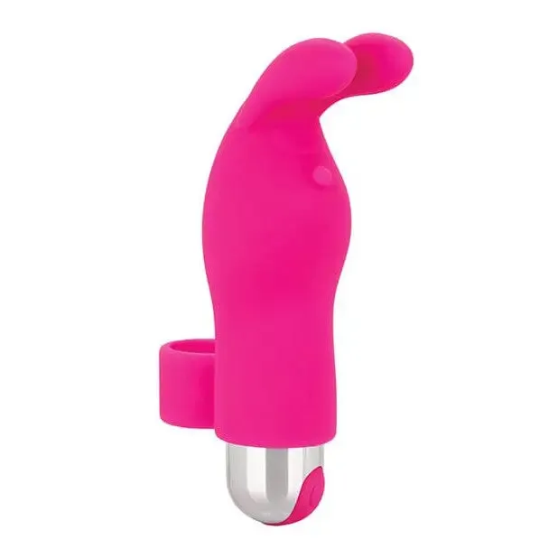 CalExotics Vibrators Intimate Play Rechargeable Finger Bunny Pink