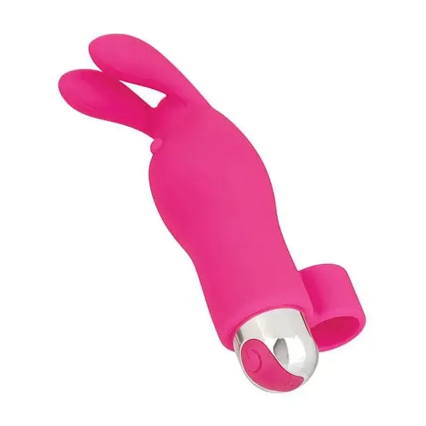 CalExotics Vibrators Intimate Play Rechargeable Finger Bunny Pink
