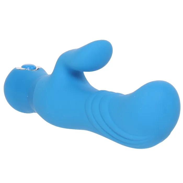 CalExotics Vibrators Posh Silicone Thumper G Vibe in Blue