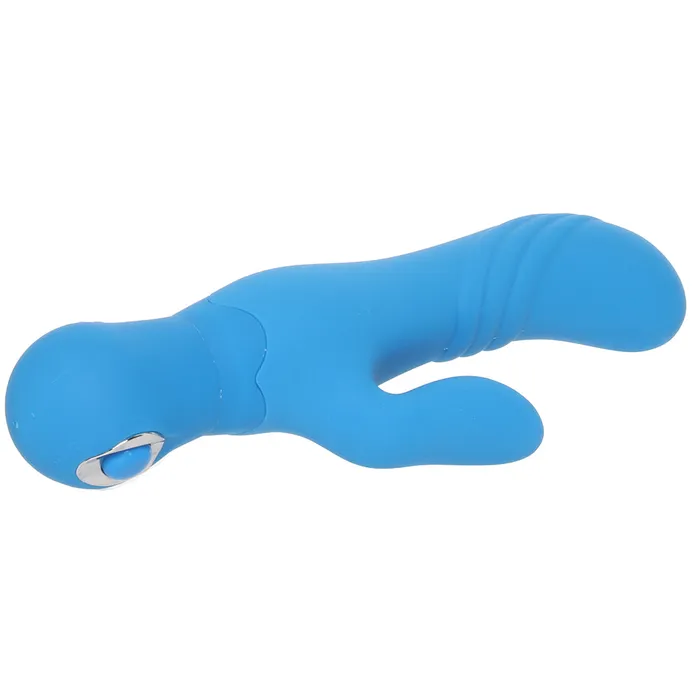 CalExotics Vibrators Posh Silicone Thumper G Vibe in Blue