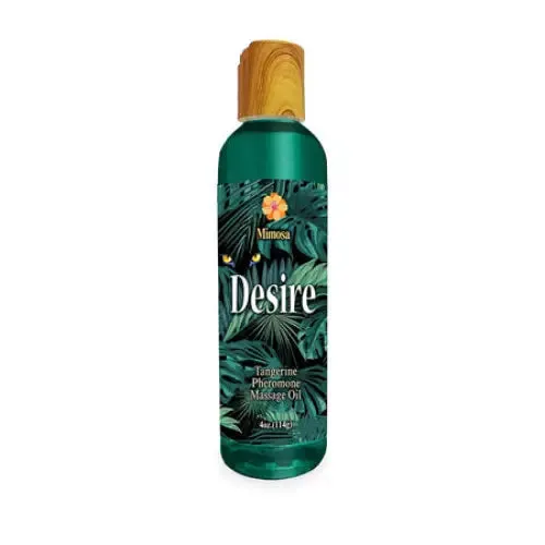 Couples Little Genie Desire Pheromone Massage Oil Tangerine 4 oz