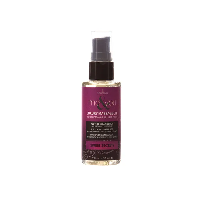 Couples Sensuva Sensuva Me You Massage Oil Sweet Secrets 2 oz