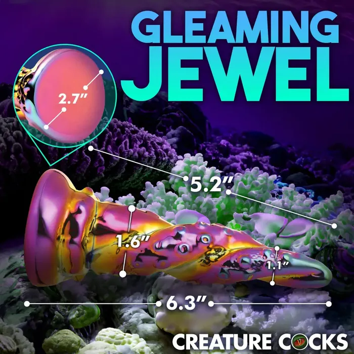 Creature Cocks Dildos Creature Cocks Enchantress Rainbow Glass Dildo