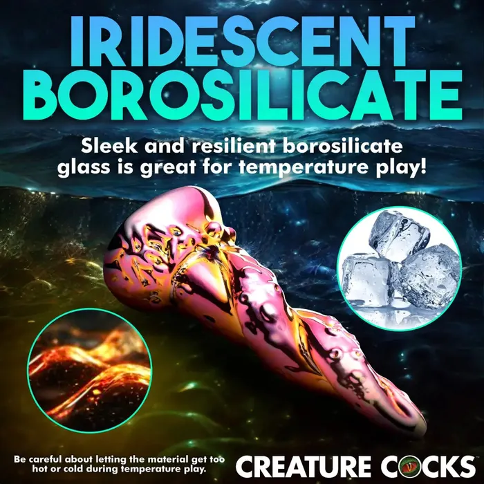 Creature Cocks Dildos Creature Cocks Enchantress Rainbow Glass Dildo