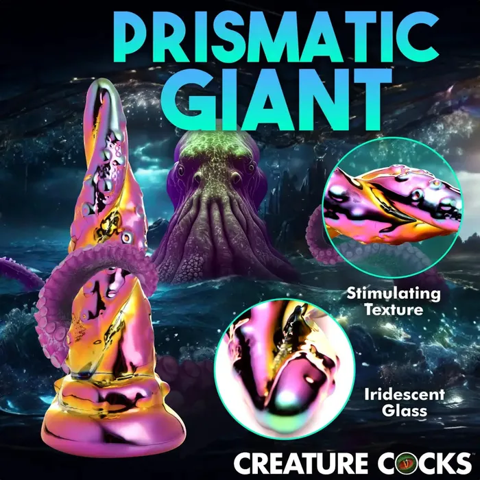 Creature Cocks Dildos Creature Cocks Enchantress Rainbow Glass Dildo