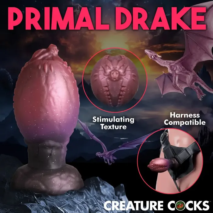 Creature Cocks Dragon Hatch Silicone Egg Creature Cocks Female Sex Toys