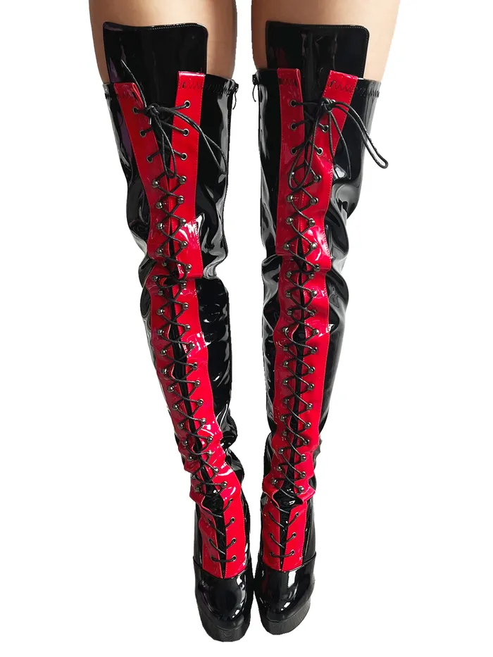 Dark Knight Thigh High Boots HonourSkintwocom Anal