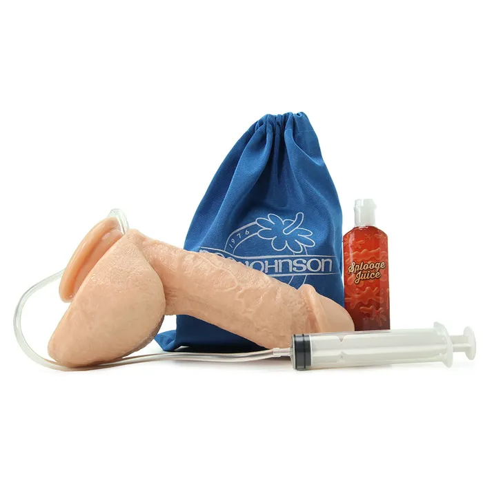 Dildos The Amazing Squirting Realistic Cock in White Doc Johnson Dildos The Amazing Squirting Realistic Cock in White Doc Johnson