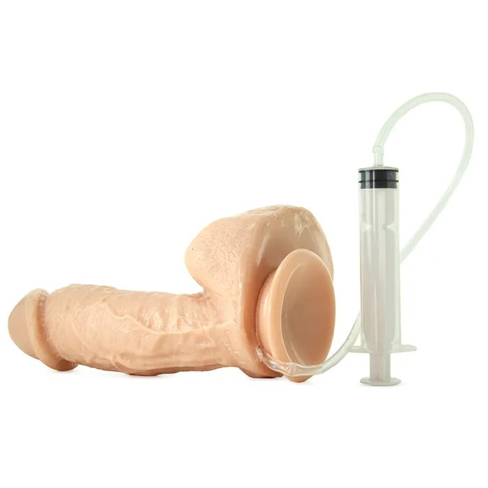 Dildos The Amazing Squirting Realistic Cock in White Doc Johnson Dildos The Amazing Squirting Realistic Cock in White Doc Johnson