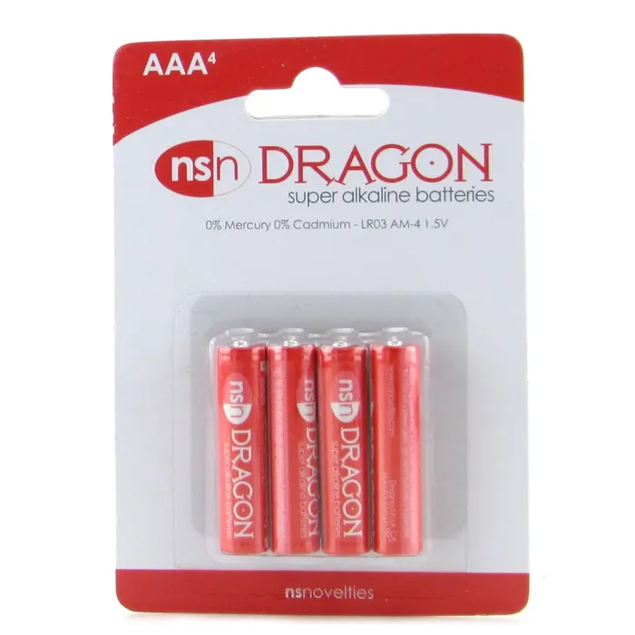 Dragon Super Alkaline Battery 4 pack in AAA ns novelties Female Sex Toys