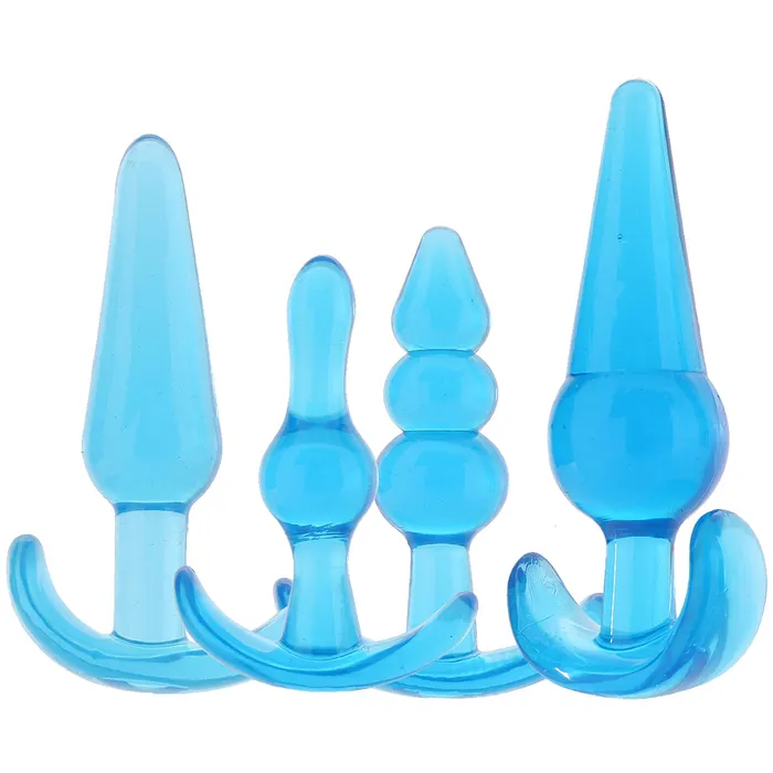 Electric Eel Anal Blue Line 4 Piece Anal Training Set