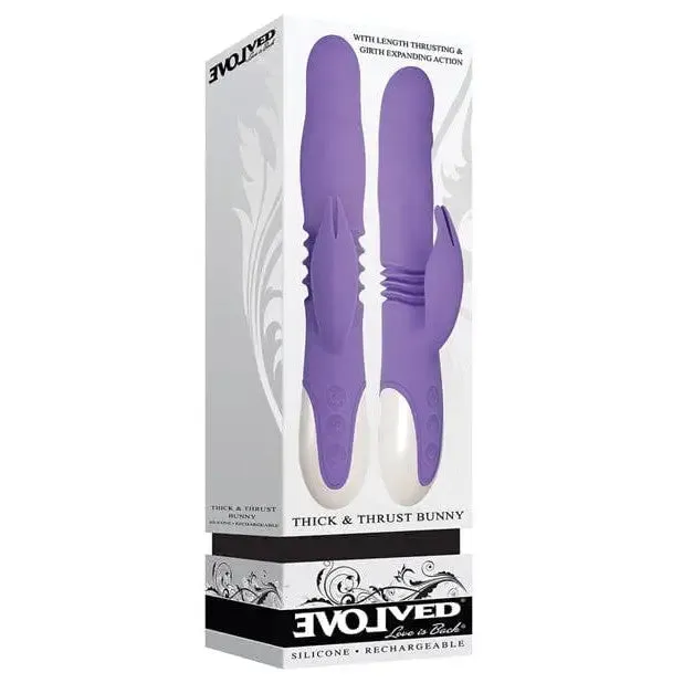 Evolved Evolved Thick Thrust Vibrating and Thrusting Rabbit Vibrator Vibrators Evolved Evolved Thick Thrust Vibrating and Thrusting Rabbit Vibrator Vibrators