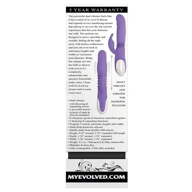 Evolved Evolved Thick Thrust Vibrating and Thrusting Rabbit Vibrator Vibrators
