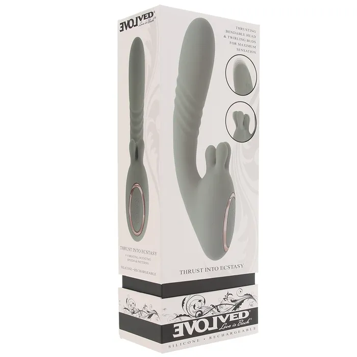 Evolved Novelties Thrust Into Ecstacy Rabbit Vibe Vibrators