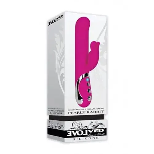 Evolved Pearly Rabbit with Multiple Stimulation Options Evolved Vibrators