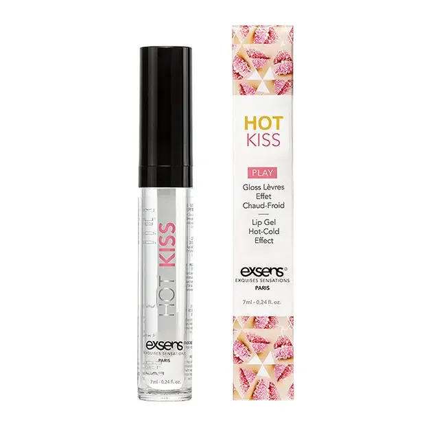 Exsens Hot Kiss Arousal Lip Gloss Strawberry 024 oz Exsens Vibrators Exsens Hot Kiss Arousal Lip Gloss Strawberry 024 oz Exsens Vibrators