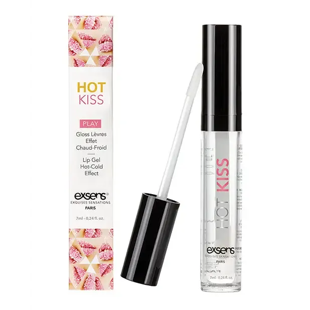 Exsens Hot Kiss Arousal Lip Gloss Strawberry 024 oz Exsens Vibrators Exsens Hot Kiss Arousal Lip Gloss Strawberry 024 oz Exsens Vibrators