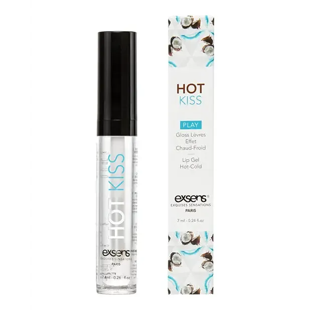 Exsens Hot Kiss Arousal Lip Gloss Strawberry 024 oz Exsens Vibrators Exsens Hot Kiss Arousal Lip Gloss Strawberry 024 oz Exsens Vibrators