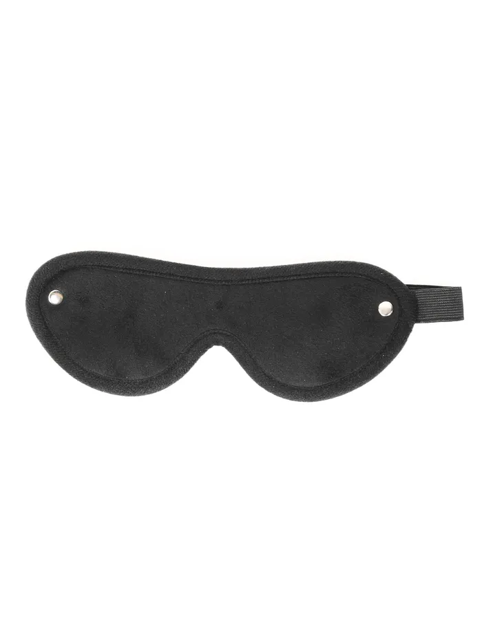 Female Sex Toys Black Velvet Blindfold With Elastic Strap One Size HonourSkintwocom