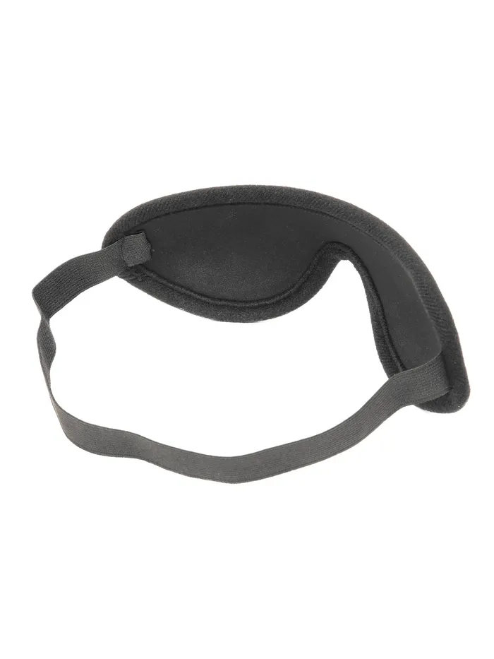 Female Sex Toys Black Velvet Blindfold With Elastic Strap One Size HonourSkintwocom