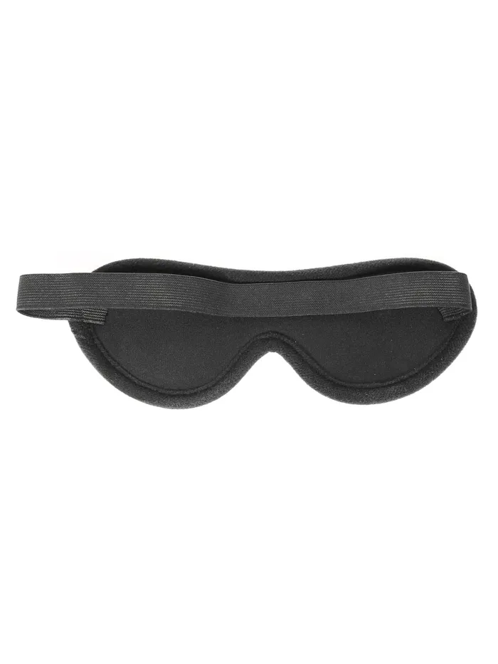 Female Sex Toys Black Velvet Blindfold With Elastic Strap One Size HonourSkintwocom