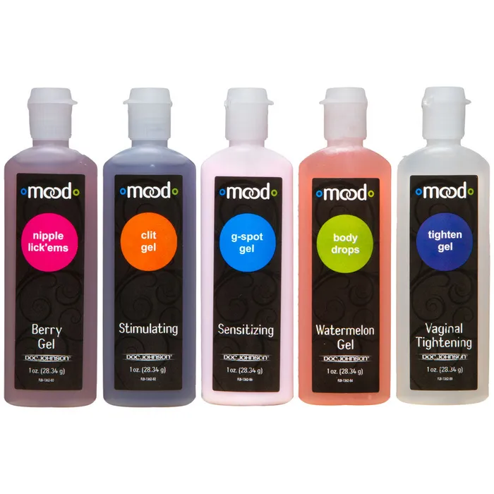 Female Sex Toys Doc Johnson Mood Pleasure for Her 1oz2834ml in 5 Pack