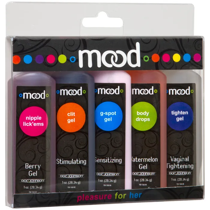 Female Sex Toys Doc Johnson Mood Pleasure for Her 1oz2834ml in 5 Pack Female Sex Toys Doc Johnson Mood Pleasure for Her 1oz2834ml in 5 Pack