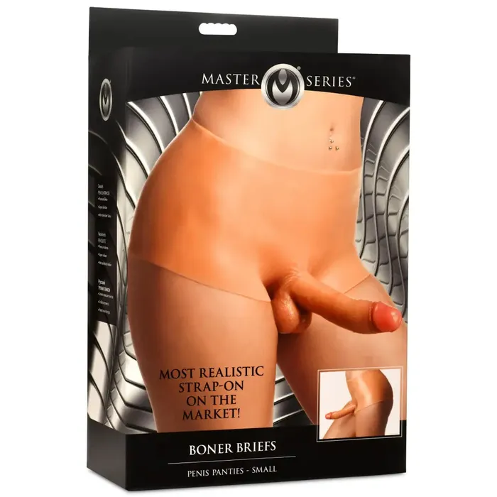 Female Sex Toys Master Series Boner Briefs Silicone Penis Strap On