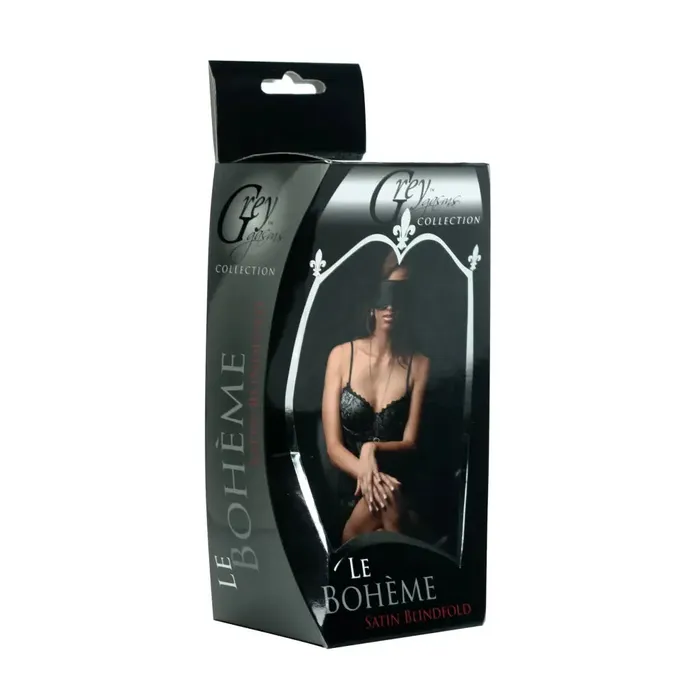 Greygasms Le Boheme Satin Blindfold Black Anal Greygasms Le Boheme Satin Blindfold Black Anal