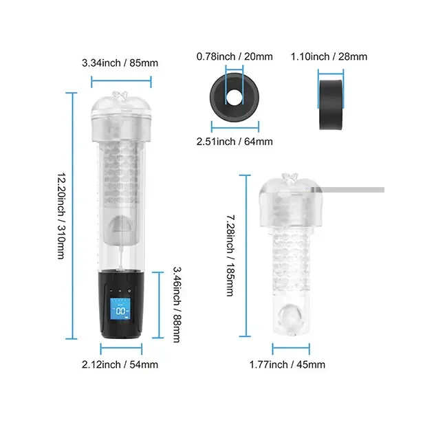Honey Play Box Male Sex Toys Honey Play Box Calvin 2 in 1 Penis Exerciser Masturbator