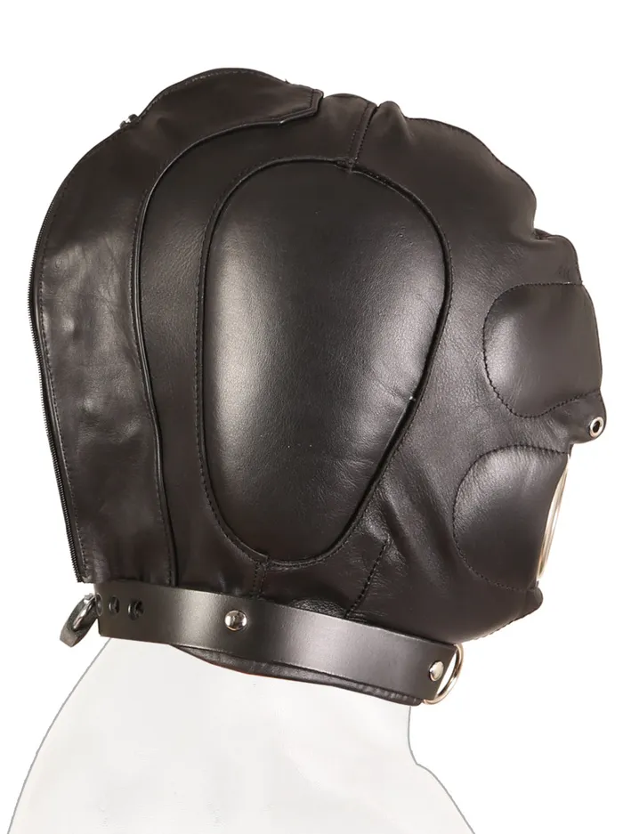 HonourSkintwocom Mens Underwear Leather Open Mouth Hood One Size HonourSkintwocom Mens Underwear Leather Open Mouth Hood One Size