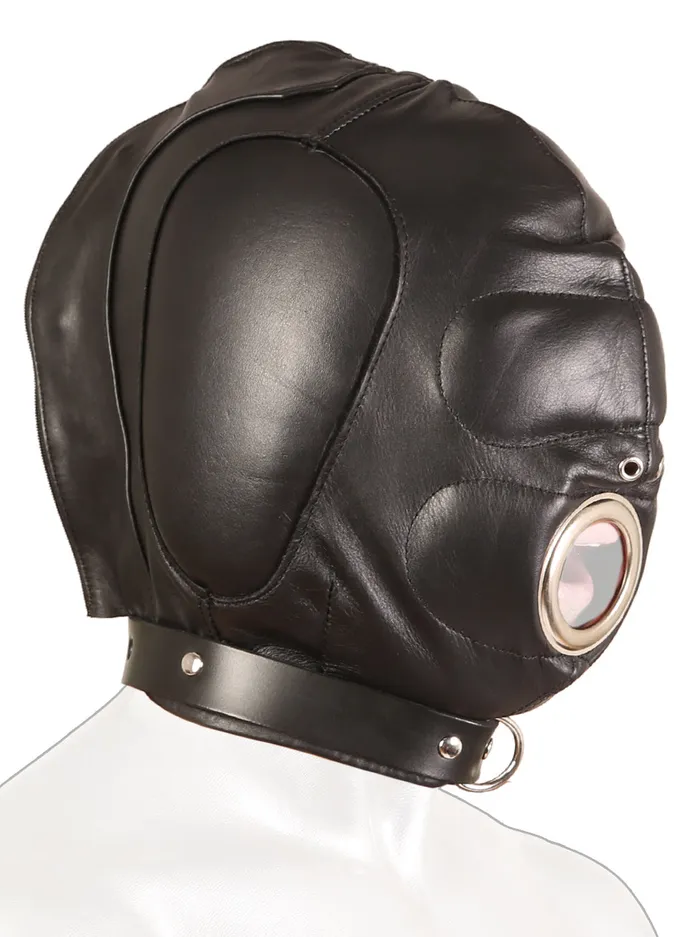 HonourSkintwocom Mens Underwear Leather Open Mouth Hood One Size HonourSkintwocom Mens Underwear Leather Open Mouth Hood One Size
