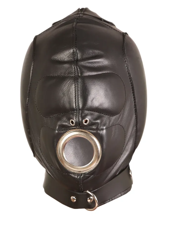 HonourSkintwocom Mens Underwear Leather Open Mouth Hood One Size HonourSkintwocom Mens Underwear Leather Open Mouth Hood One Size