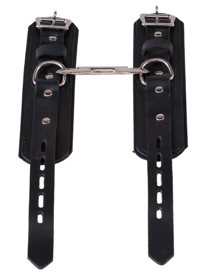 HonourSkintwocom Restraints Leather Bondage Deluxe Padlock Ankle Cuffs