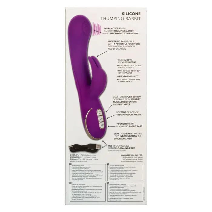 Jack Rabbit Signature Silicone Thumping Rabbit CalExotics Female Sex Toys