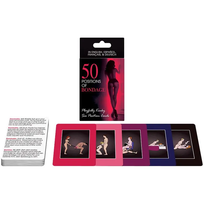 Kheper Games 50 Positions of Bondage Cards Kheper Games Couples