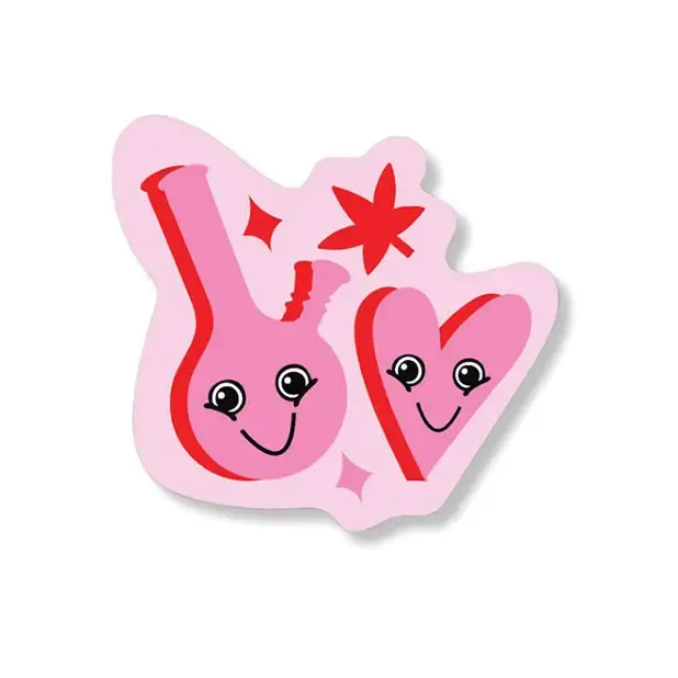 Kush Kards LLC Stoner Besties Sticker Pack of 3 Male Sex Toys