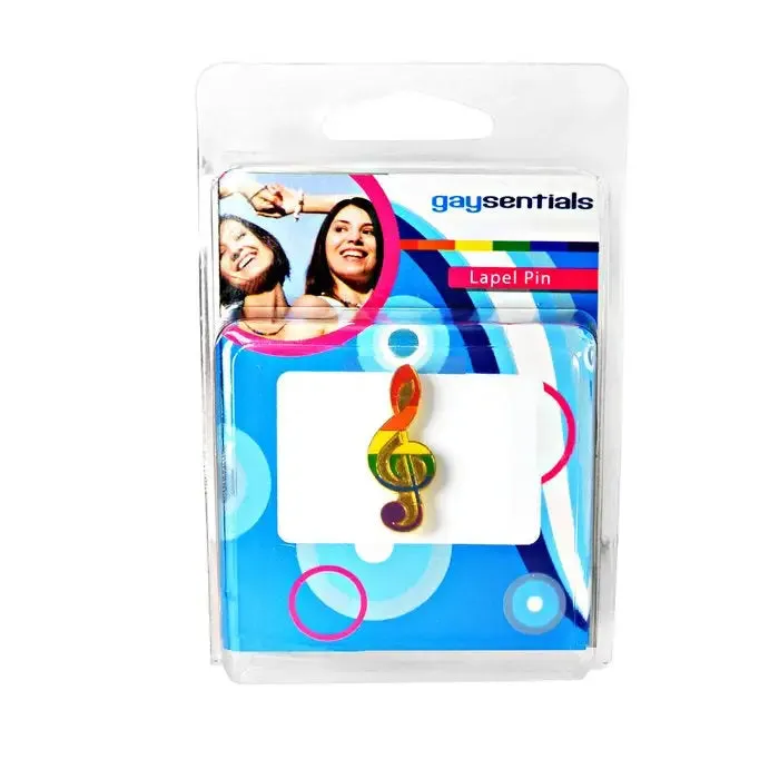 Lapel Pin Rainbow Note PHS INTERNATIONAL Anal Lapel Pin Rainbow Note PHS INTERNATIONAL Anal