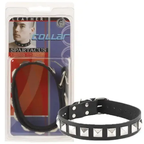 Leather Collar 1 Inch With Assorted Studs Spartacus Enterprises Inc Anal Leather Collar 1 Inch With Assorted Studs Spartacus Enterprises Inc Anal