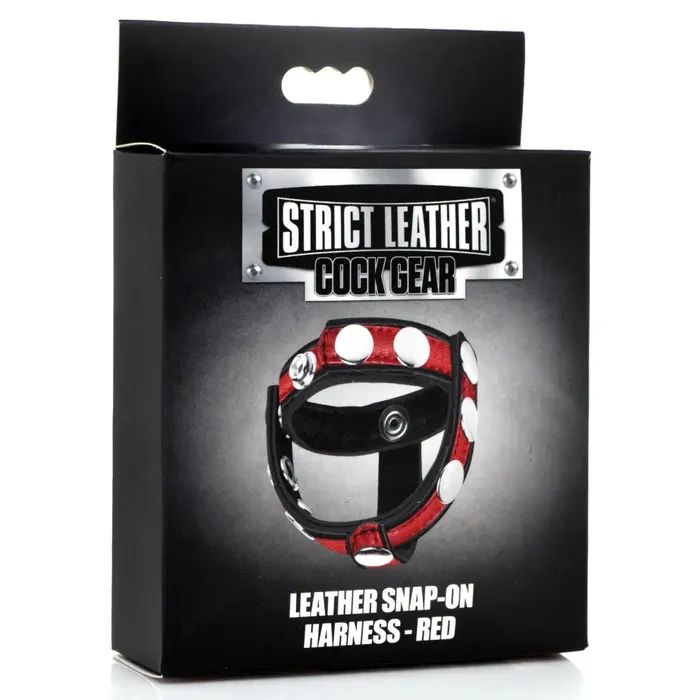 Leather Snapon Cock Harness Strict Leather Female Sex Toys