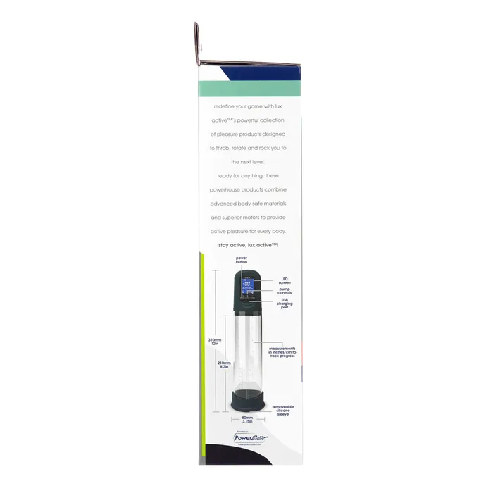 Lux Active LUX active Volume Rechargeable Penis Pump Male Sex Toys