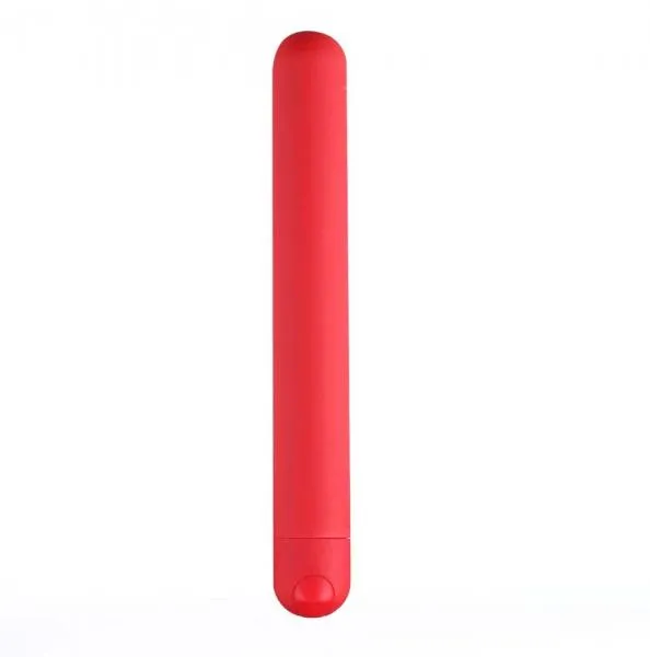 Maia Toys Vibrators Abbie Long Rechargeable Bullet Red Maia Toys Vibrators Abbie Long Rechargeable Bullet Red