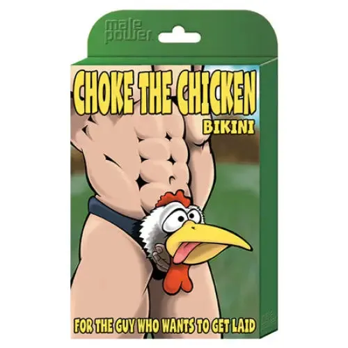 Male Power Male Sex Toys Male Power Novelty Choke The Chckn Bikni Blk 1SZ