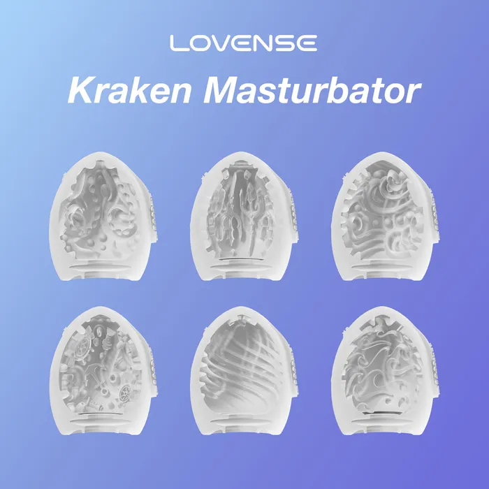Male Sex Toys Lovense Lovense Kraken 6 Pack Masturbator Egg