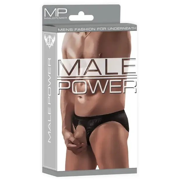 Male Sex Toys Male Power Nylon Lycra Pouchless Brief Blk OS comme Male Sex Toys Male Power Nylon Lycra Pouchless Brief Blk OS comme
