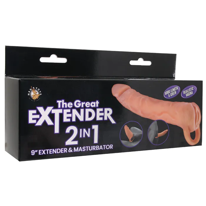 Male Sex Toys Nasstoys The Great Extender 2 In 1 Extender Masturbator